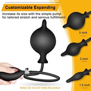 Silicone Expand Inflatable Anal Butt Plug