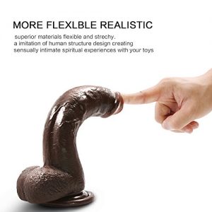 Beauty Molly – 8 Inch Realistic Dildo with Suction Cup Anal Sex Toys
