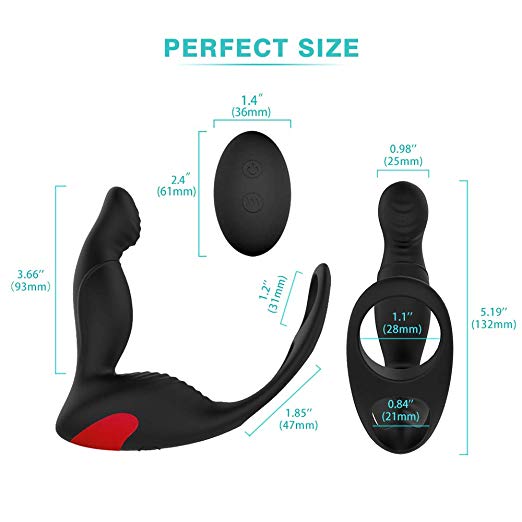 Prostate Rechargeable Waterproof Vibrating Stimulator Anal Toys