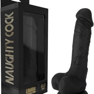 Naughty Cove - 8 Inch Silicone Dildo Sex Toy for Vaginal