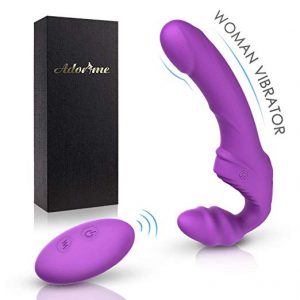 Vibrating Strapless Strap Dildo Vibrator