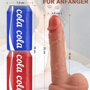 Acvioo 7.7 Inch Realistic Silicone Dildo for Beginners