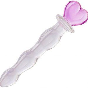 Crystal Glass Pleasure Wand Dildo Penis