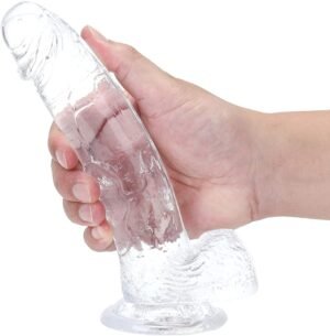 HAOZHI 7.3 Inch Clear Dildo with Suction Cup