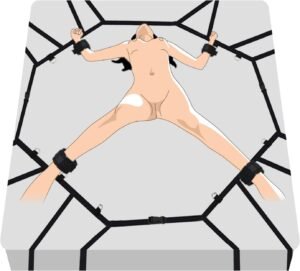 Ainuosen - Sex Bondage BDSM Kit Bed Restraints Set