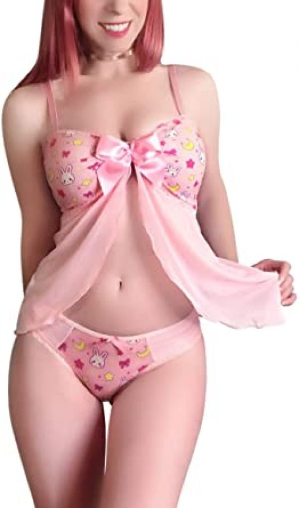 Littleforbig - Women Nightwear Lace Babydoll