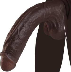 Sustory - 11 Inch Realistic Big Black Dildo