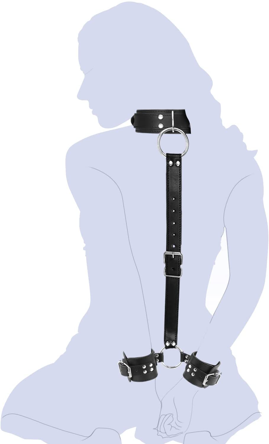 SEXY SLAVE – Neck to Wrist Restraints kit