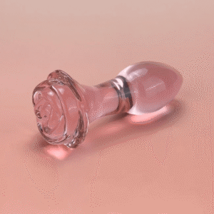 Rose Glass Butt Plug Icon