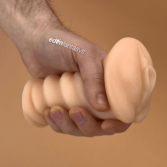 Realistic Ribbed Pocket Pussy - Image 2